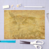 フクロウヴィンテージ紙 薄葉紙 (クラフト)