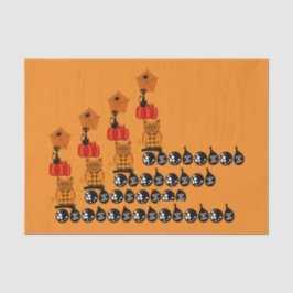 フクロウ不気味ズのハロウィーントリックまたは玉組織を処理する 薄葉紙