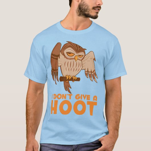 フクロウ与えが無い Tシャツ (正面)