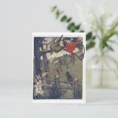 フクロウ与えAパーティー ポストカード (スタンド正面)