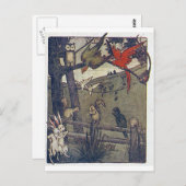 フクロウ与えAパーティー ポストカード (正面/裏面)