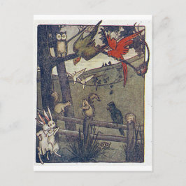 フクロウ与えAパーティー ポストカード