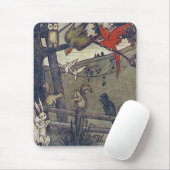 フクロウ与えAパーティー マウスパッド (マウス)