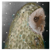 フクロウ五徳 タイル (正面)