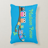 フクロウ今一緒 アクセントクッション (正面(垂直))