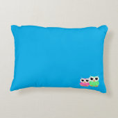 フクロウ今一緒 アクセントクッション (裏面)