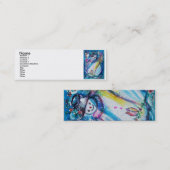 フクロウ付雪だるま スキニー名刺 (正面/裏面)