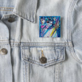 フクロウ付雪だるま 缶バッジ (インサイチュ)