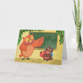 フクロウ先生鑑賞 カード