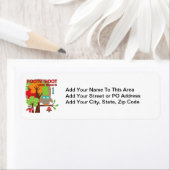 フクロウ初誕生日Tシャツとギフト ラベル (インサイチュ)