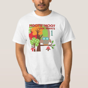フクロウ初誕生日Tシャツとギフト Tシャツ