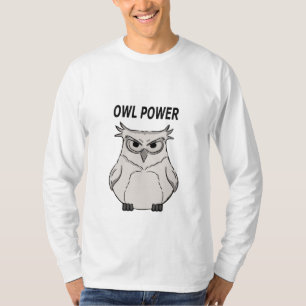 フクロウ力 Tシャツ