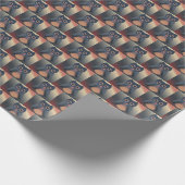 フクロウ包装紙 ラッピングペーパー (角)