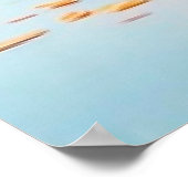 フクロウ卒業帽子をかぶった帽子 ポスター (角)