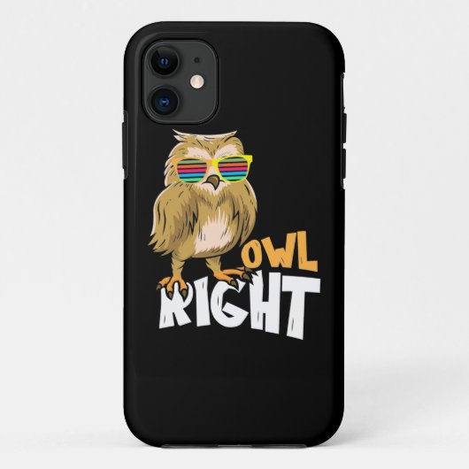 フクロウ右 Case-Mate iPhoneケース (裏面)
