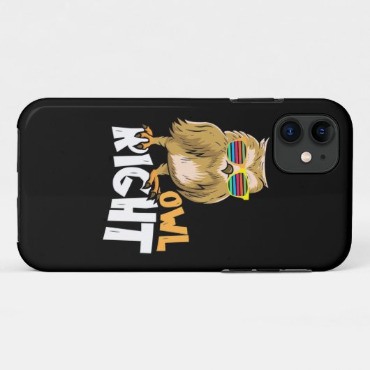 フクロウ右 Case-Mate iPhoneケース (裏面(横))