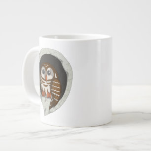 フクロウ名物マグカップのセレーネ ジャンボコーヒーマグカップ