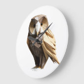 フクロウ壁時計 ラージ壁時計 (傾斜)