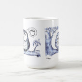 フクロウ夕べ コーヒーマグカップ (中央)