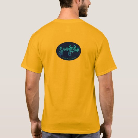 フクロウ学マ Tシャツ (裏面)