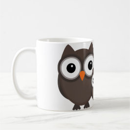 フクロウ家族のマグ コーヒーマグカップ