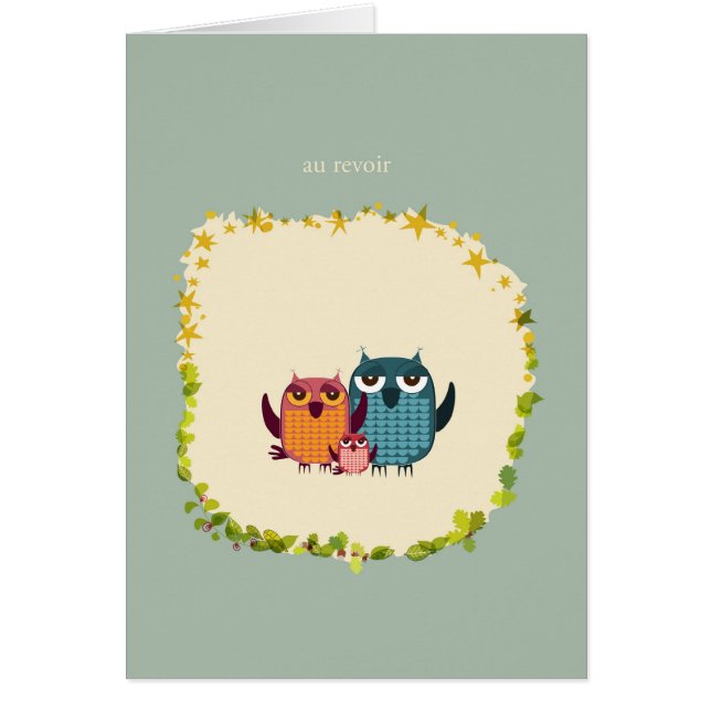 フクロウ家族 (正面)