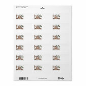 フクロウ家 ラベル (フルシート)