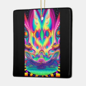 フクロウ寺オーナメント セラミックオーナメント (左)