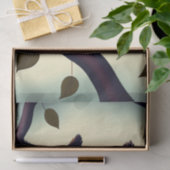 フクロウ対イラストレーションデクページティッシュペーパー 薄葉紙 (ギフト)