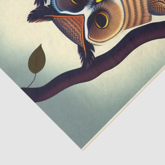 フクロウ対イラストレーションデクページティッシュペーパー 薄葉紙 (詳細)