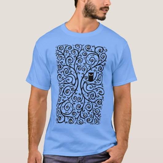 フクロウ少年 Tシャツ (正面)