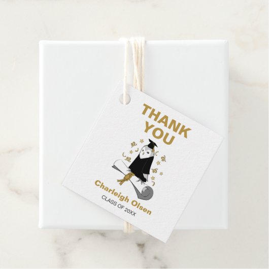 フクロウ幼稚園/幼稚園卒業 フェイバータグ (インサイチュ)