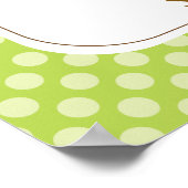 フクロウ性別が赤ちゃんシャワー投票ゲームを明らかにする ポスター (角)