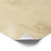 フクロウ愛好家のためのミニマルな水彩プリントアート」 ポスター (コーナー)