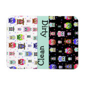 フクロウ愛好家食洗機磁石 マグネット (横)