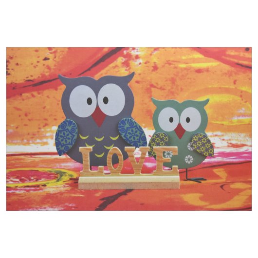 フクロウ愛 ファブリック (ヤード)