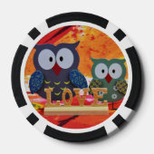 フクロウ愛 ポーカーチップ (裏面)
