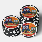 フクロウ愛 ポーカーチップ (積み重ね)
