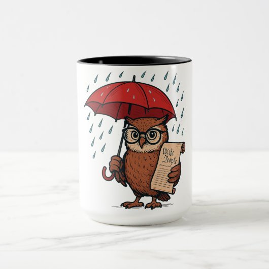 フクロウ憲法共和国 マグカップ (中央)