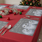 フクロウ我々はクリスマス応援雪フクロウを広めたい ペーパーパッド