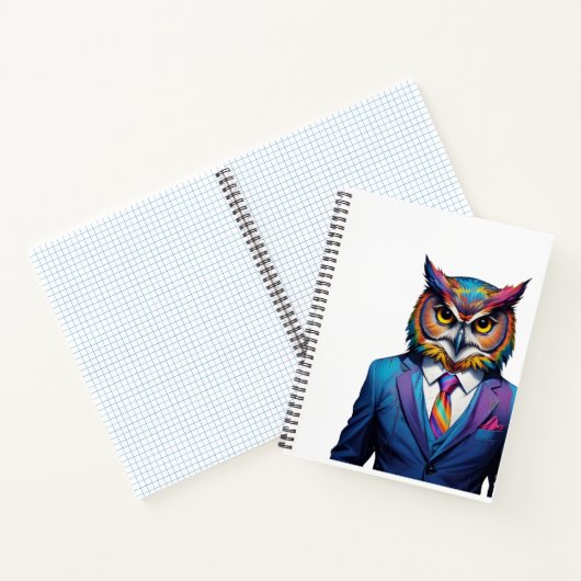 フクロウ手帳 ノートブック (内部)