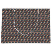 フクロウ抱き枕 ラージペーパーバッグ (正面)