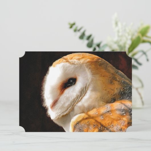 フクロウ招待状 (スタンド正面)