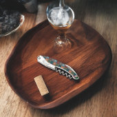 フクロウ数々のル模様 ソムリエナイフ