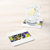 フクロウ星 スクエアペーパーコースター (インサイチュ)