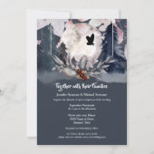 フクロウ暗月 招待状 (正面)