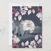 フクロウ暗月 招待状 (裏面)