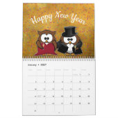 フクロウ暦2022年 カレンダー (1月 2027)