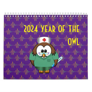 フクロウ暦2024年 カレンダー