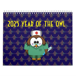 フクロウ暦2025年 カレンダー